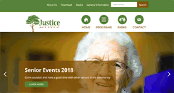 Desktop Screenshot of justiceparkdistrict.org