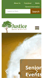 Mobile Screenshot of justiceparkdistrict.org